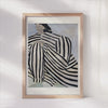 Abstract Striped Woman Wall Art