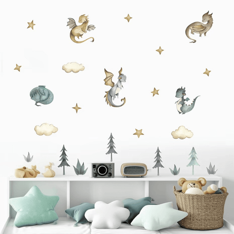 Children's Room Dragon Stickers