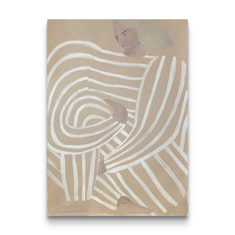 Minimalist Abstract Woman Canvas Wall Art