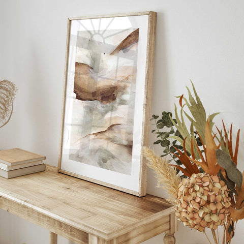 Warm Neutral Tones Canvas