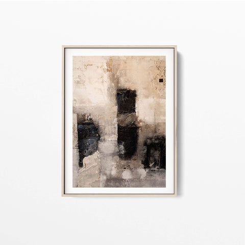 Beige abstract Wall Poster - Art prints online - oakposter.ca