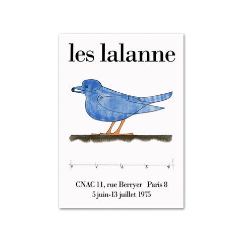 Surreal Avian Canvas - Les Lalanne 1975 Artwork