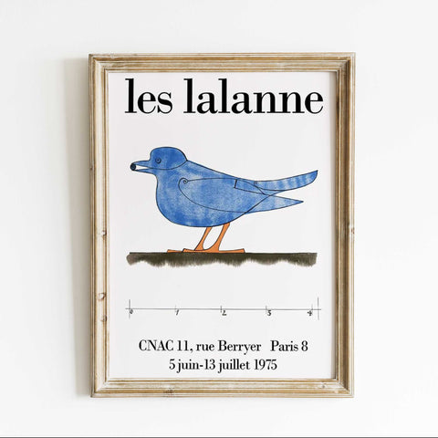 'Les Lalanne' 1975 - Whimsical Bird Art Print