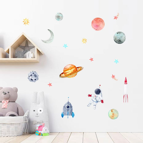 Educational Space Wall Art for Children