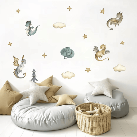 Adventure Themed Dragon Nursery Decor