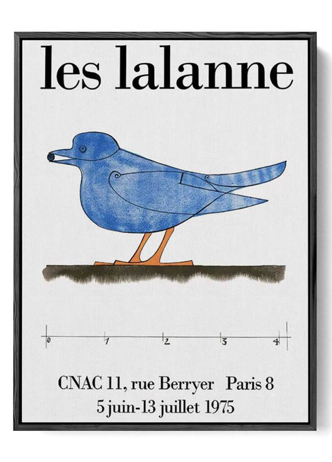 Whimsical Bird Art - Lalanne's Paris Exhibit Poster