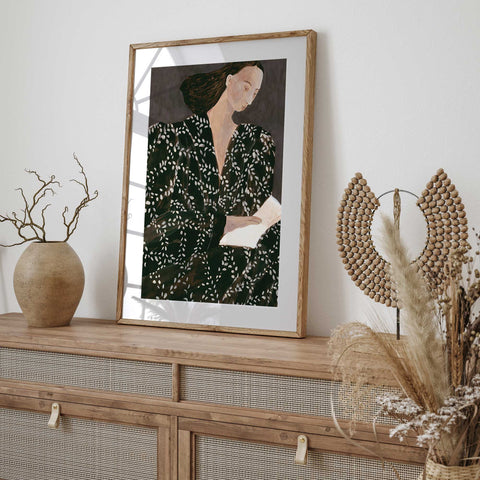 Tranquil Woman Canvas Print