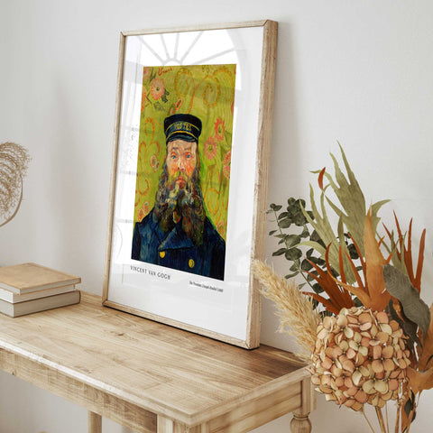 van gogh wall art vintage portrait poster