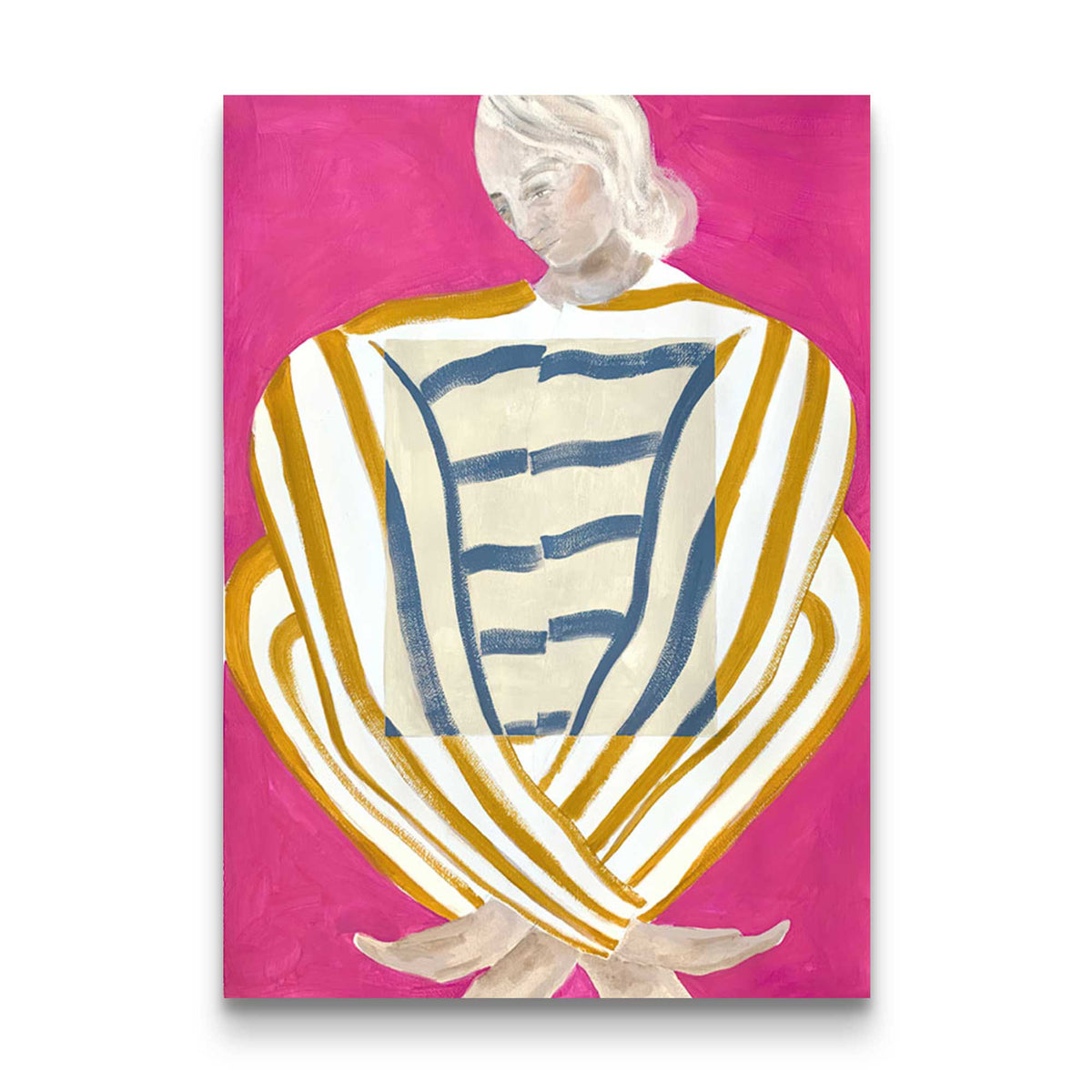 Vibrant Embrace Abstract Art Print | Modern Decor | Oak Poster + Decor ...