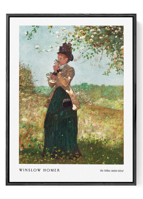 vintage winslow homer painting poster
