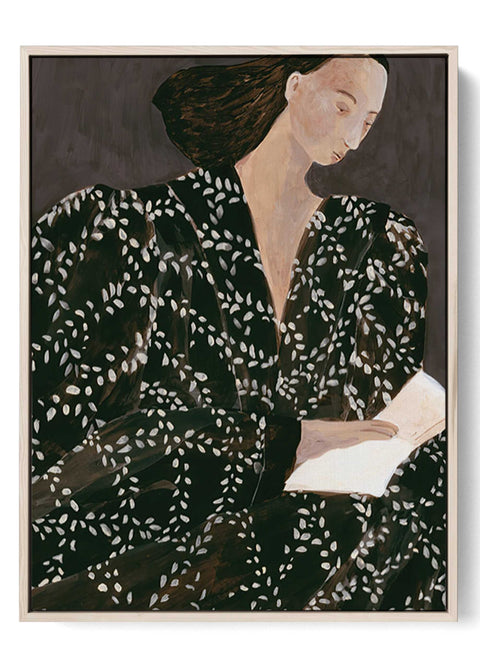 Woman in Dotted Dress Art