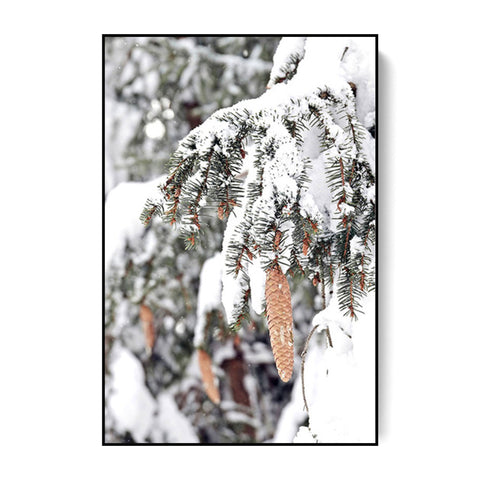 Snowy Trees  pictures for living room wall decoration Online Oak poster