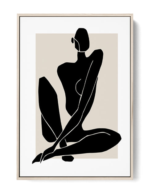 Abstract Body Painting Canvas Wall Prints Online Oak poster