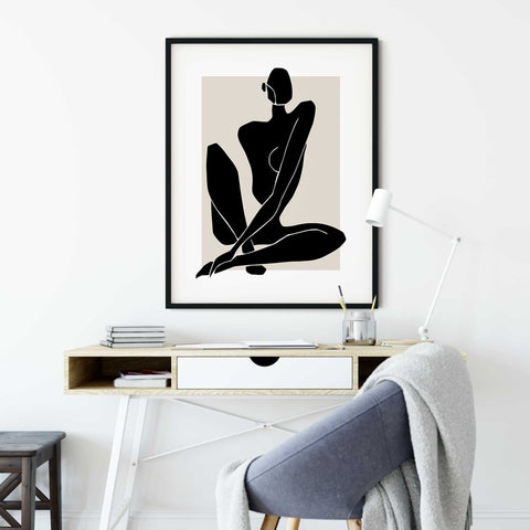 Name Ready to Hang Poster Painting Online Oak poster