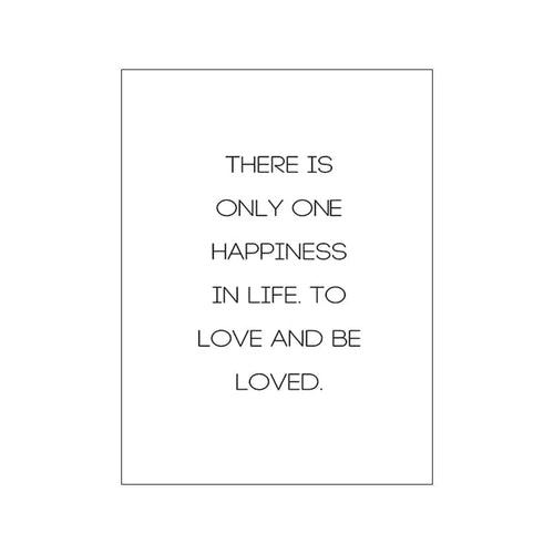 Happiness Quote Poster