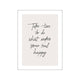 Take Time Quote - Typography & Quote Prints - oakposter.ca