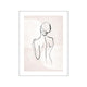 Best High Quality One Line Art Woman No 6 Wall Prints