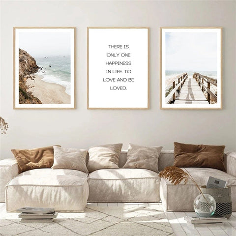 Waterproof High-quality Happiness Quote Poster - Best Wall Prints