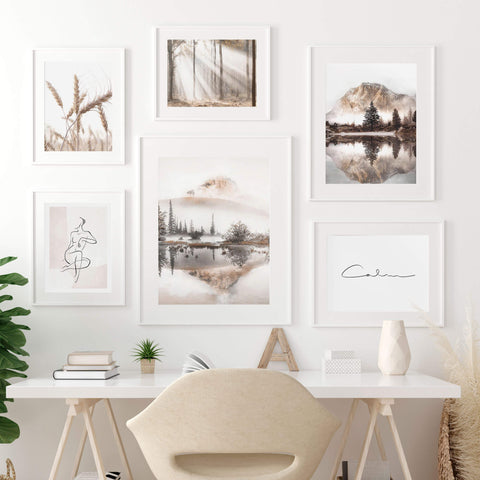 Beautiful Mountain Lake Poster - Classic Wall Prints