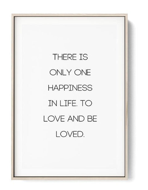Waterproof High-quality Happiness Quote Poster - Best Wall Prints