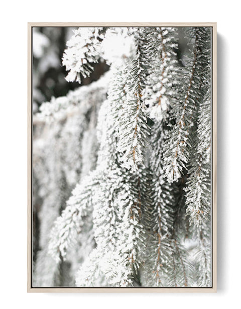 Winter and Snowy Trees  Painting Canvas Wall Prints Online Oak poster