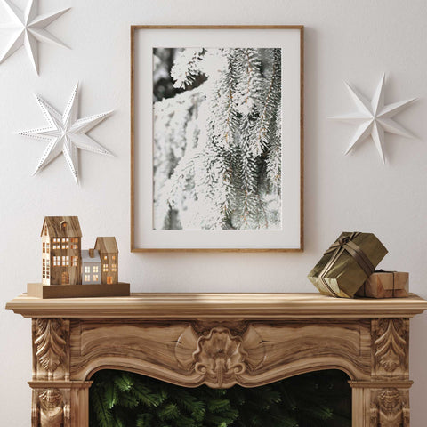 Winter and Snowy Trees  pictures for living room wall decoration Online Oak poster
