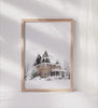 Winter Log House Poster Home Decor Gifts Online Oak poster