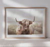 Highland Cow Poster pictures for living room wall decoration Online Oak poster